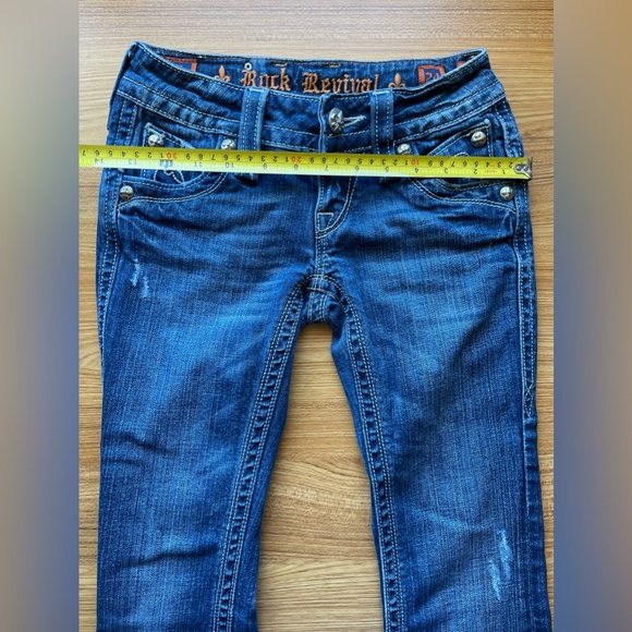 Rock Revival Chrissie Boot Cut Jeans Size 29x30 - Picture 6 of 9